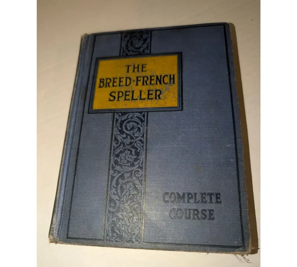 Antique 1927 The Breed-French Speller Complete Course Lyons & Carnahan